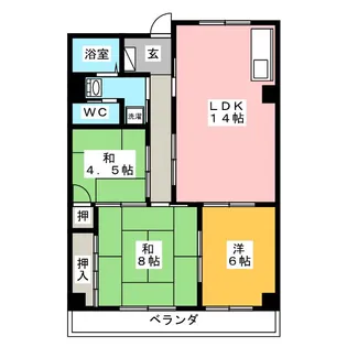 フレシール【3階】の間取り