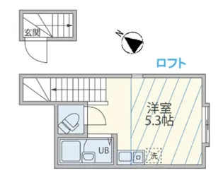 レジデンス高田馬場【2階】の間取り