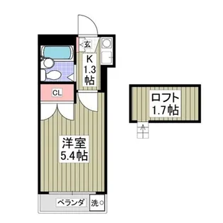 ネルソンパートV【2階】の間取り