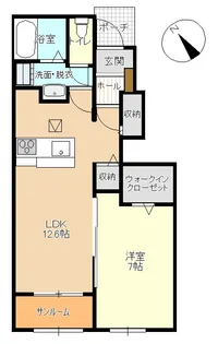 グランデ クォーレ【1階】の間取り