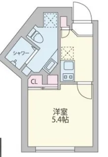 クーカイ・テラス学芸大学【4階】の間取り