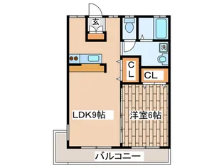 すずやす荘【3階】の間取り