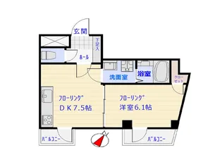 プラザ日暮里ビル【7階】の間取り