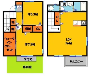 アークテラス大寛【2階】の間取り