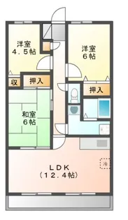 グレーシア大西【4階】の間取り