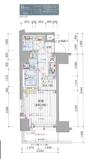 エステムプラザ川崎【4階】の間取り