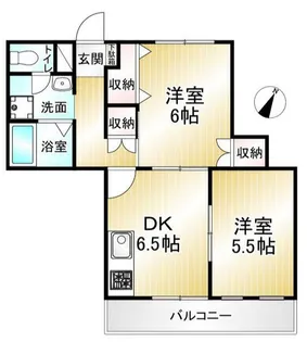 アリビオ武蔵境【3階】の間取り