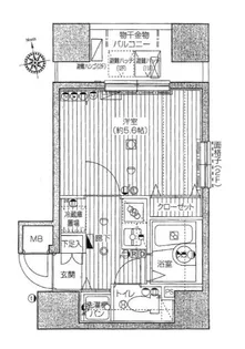 ガラ・シティ京橋【11階】の間取り
