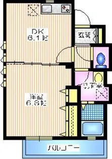 メゾンK洋光台【1階】の間取り