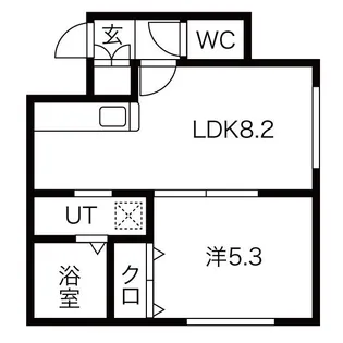 ING発寒南【2階】の間取り