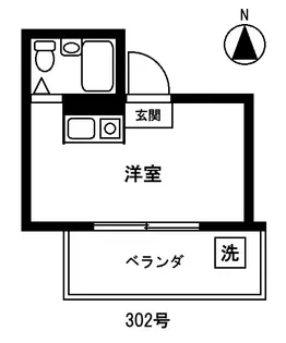 東京ボンプラーツ【3階】の間取り