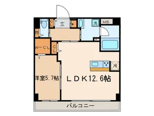 Residence・M 溝ノ口【2階】の間取り
