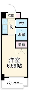 ブロンズ森島【5階】の間取り