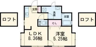 バークレイビラ【2階】の間取り