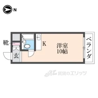 ラ・ヴェリタ武庫川【4階】の間取り