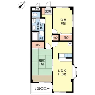 メゾン・アベニール【2階】の間取り