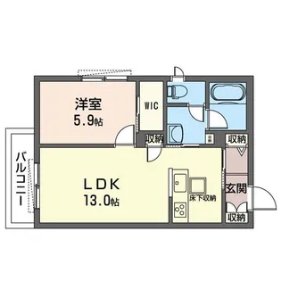 TNメゾン要町【1階】の間取り