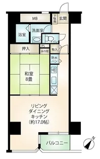 カルム熱海【10階】の間取り