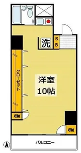 エルム菊川【6階】の間取り