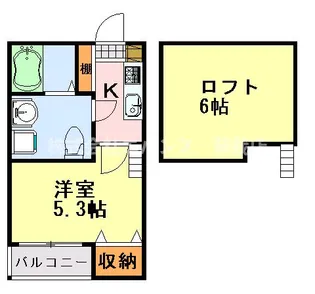 ラポーラ末広町【2階】の間取り