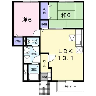 グランベリ-A【1階】の間取り