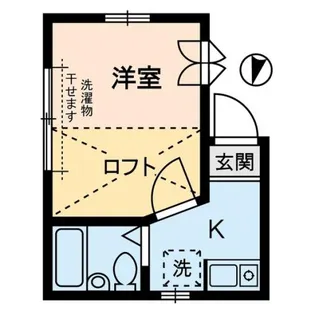 シャンテ エスポワール【1階】の間取り