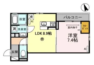 RハイツIII【3階】の間取り