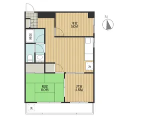 クリーンビル【5階】の間取り