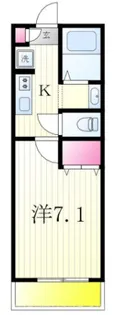 レジデンス新柏【1階】の間取り