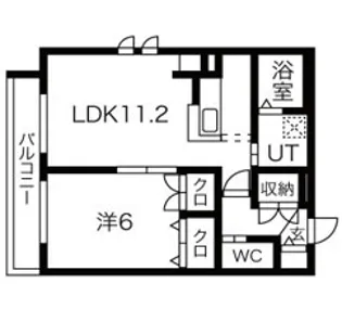 PISO ARCE Shinagawa【2階】の間取り