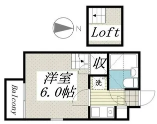 ジュネパレス柏第109【2階】の間取り