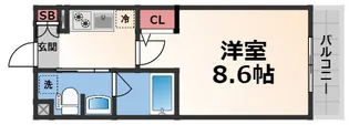 M’sマンション長栄寺【4階】の間取り