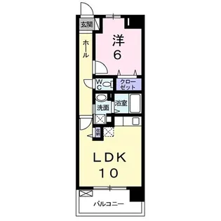 アルディエンテ Y&J II【1階】の間取り
