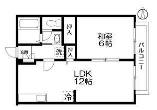 PEARサンビレッジ北中沢B【2階】の間取り