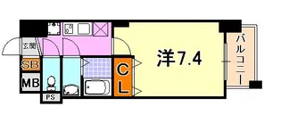 フロイデ【8階】の間取り