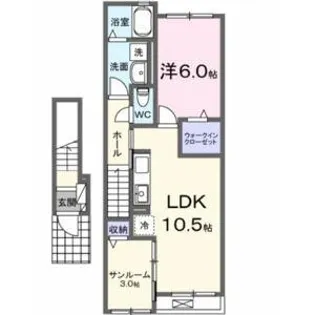 Avance【2階】の間取り