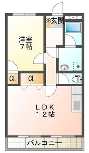 WEST5【2階】の間取り