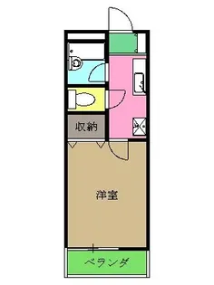 YHハイツ【1階】の間取り