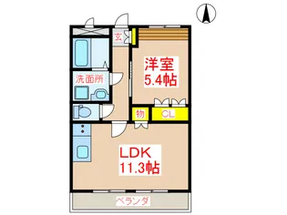 ステラルーチェ【2階】の間取り