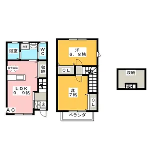 シーアイエス竜神Eの間取り