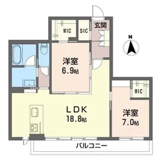 BELUCE【2階】の間取り