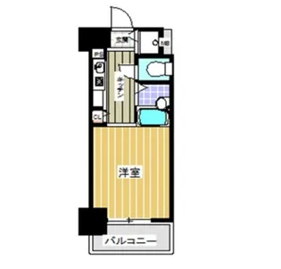 ダイナコートテソロ博多【2階】の間取り