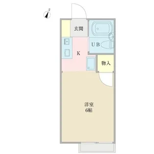 オスティウム千間台【1階】の間取り