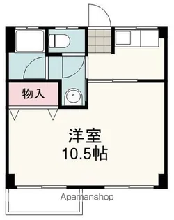 人宿町コーポラス【4階】の間取り