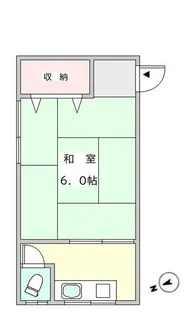 三栄荘【2階】の間取り