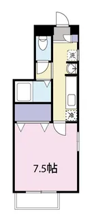 アネーロ駒沢【1階】の間取り