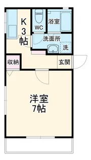SUN FLOWER【2階】の間取り