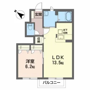 ロット ワンド【1階】の間取り