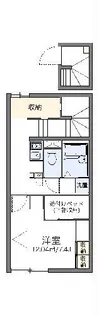 レオパレスシーダー 2【2階】の間取り