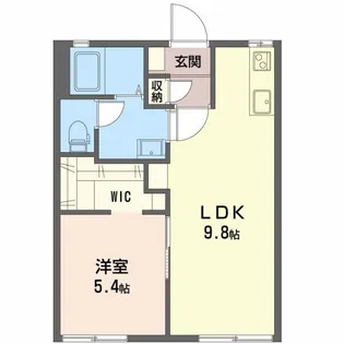 オーズメゾーナカヤマ A【2階】の間取り